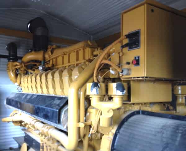 2000kW Natural Gas Generator 4160V Caterpillar G3520C for Electricity to Grid