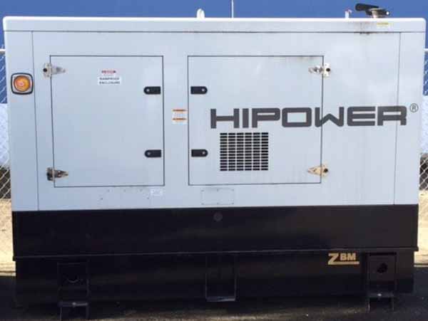 80kW Hipower HJW85T6 208V Diesel Generator