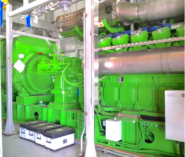 2665kW Jenbacher 616 4160V Natural Gas Generator