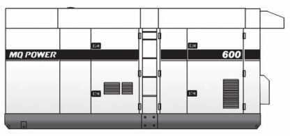 528kW Multiquip MQ DCA600SSV 480V Diesel Generator