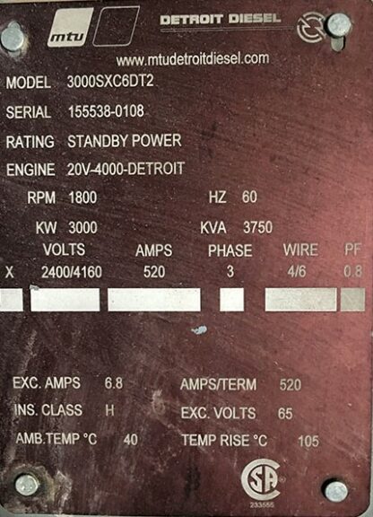 Understanding Generator Set Nameplate Ratings - HD Power Equipment